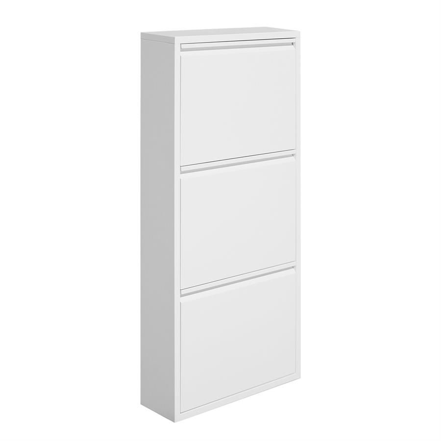 EMY SCARPIERA METALLICA 3A BIANCO 50,5X15,2X109,1 CM