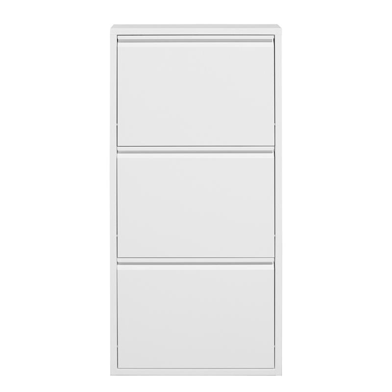EMY SCARPIERA METALLICA 3A BIANCO 50,5X15,2X109,1 CM