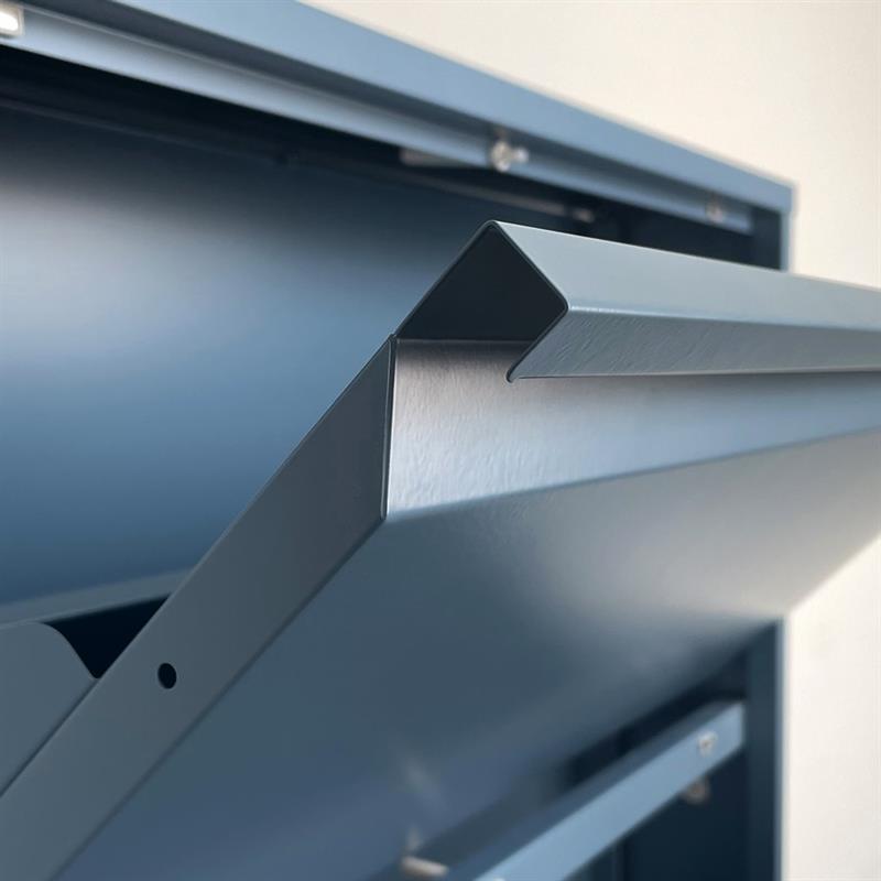 EMY SCARPIERA METALLICA 4A CERULEO 80X14,2X136 CM