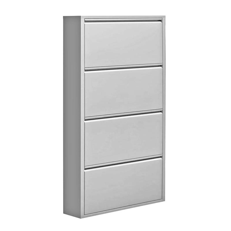 EMY SCARPIERA METALLICA 4A GRIGIO 80X14,2X136 CM