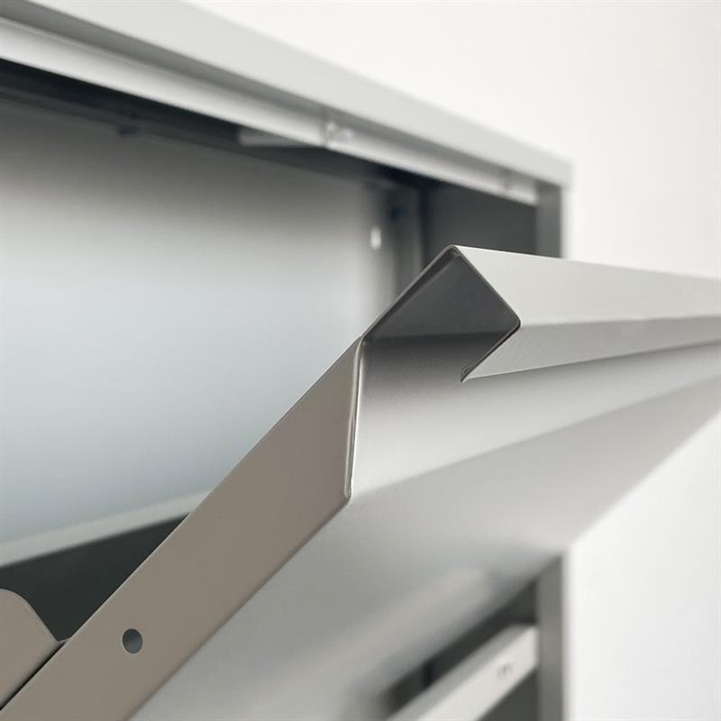 EMY SCARPIERA METALLICA 4A GRIGIO 80X14,2X136 CM