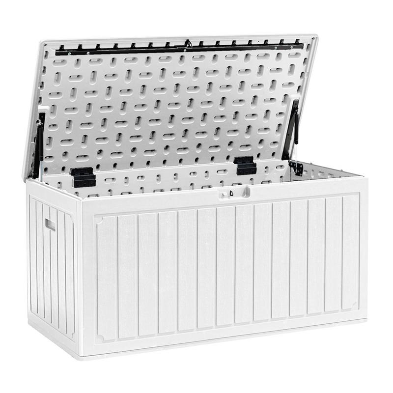 ANDY BAULE IN RESINA BIANCO 113X58X58 CM