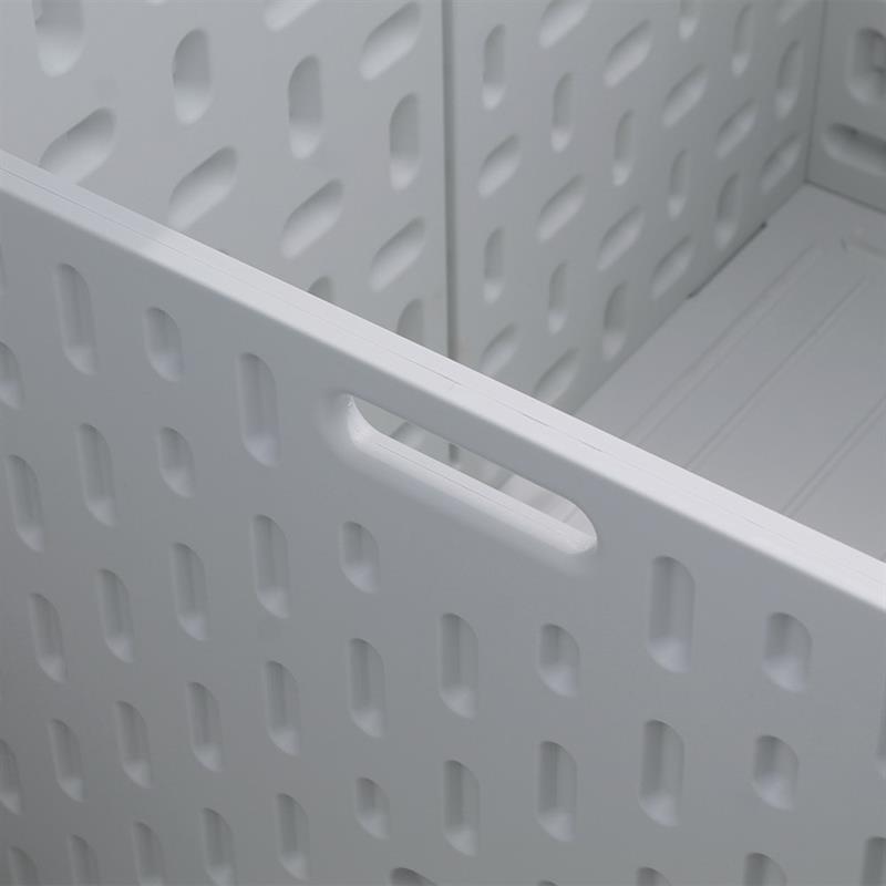 ANDY BAULE IN RESINA BIANCO 140X69X72 CM