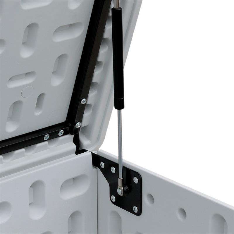 ANDY BAULE IN RESINA BIANCO 140X69X72 CM