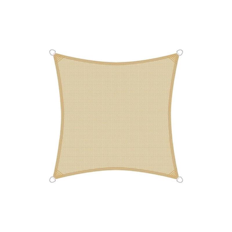 VELA OMBRA QUADRA 180GR 3X3MT BEIGE