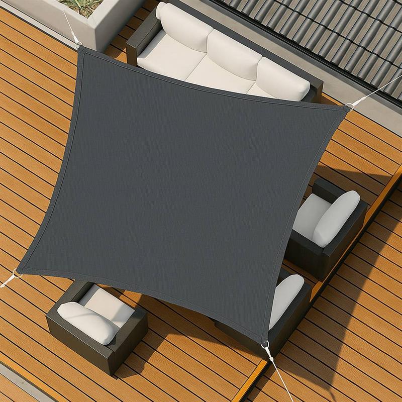 VELA OMBRA QUADRA 180GR 5X5MT GRIGIO
