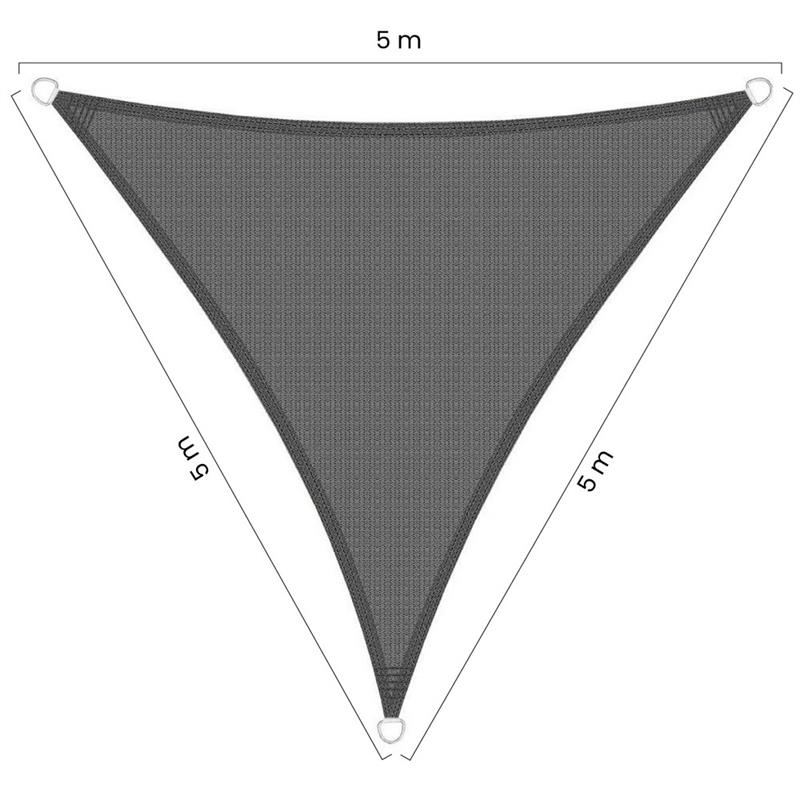 VELA OMBRA TRIANG.180GR 5X5X5 GRIGIO