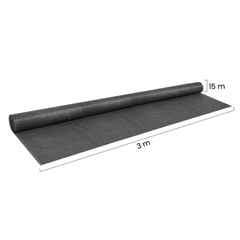 RETE OMBRA 120GR 3X15MT GRIGIO