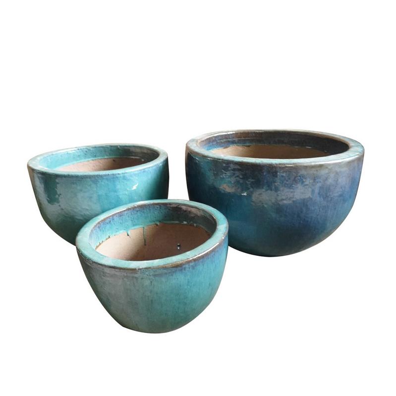 VASO MAHON 51*30 VERDE ACQUA