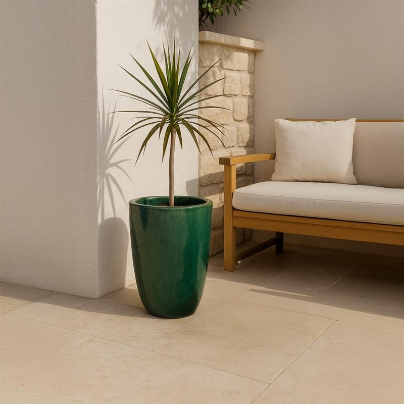 VASO INCA 30*50 VERDE BOTTIGLIA