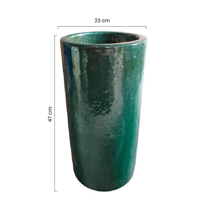 VASO INCA 23*47 VERDE BOTTIGLIA
