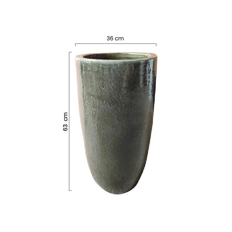 VASO RAJADA 36*63 GRIGIO