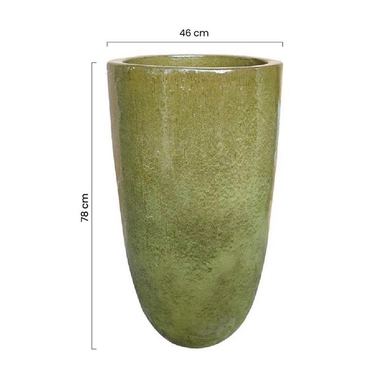 VASO RAJADA 46*78 VERDE AVOCADO