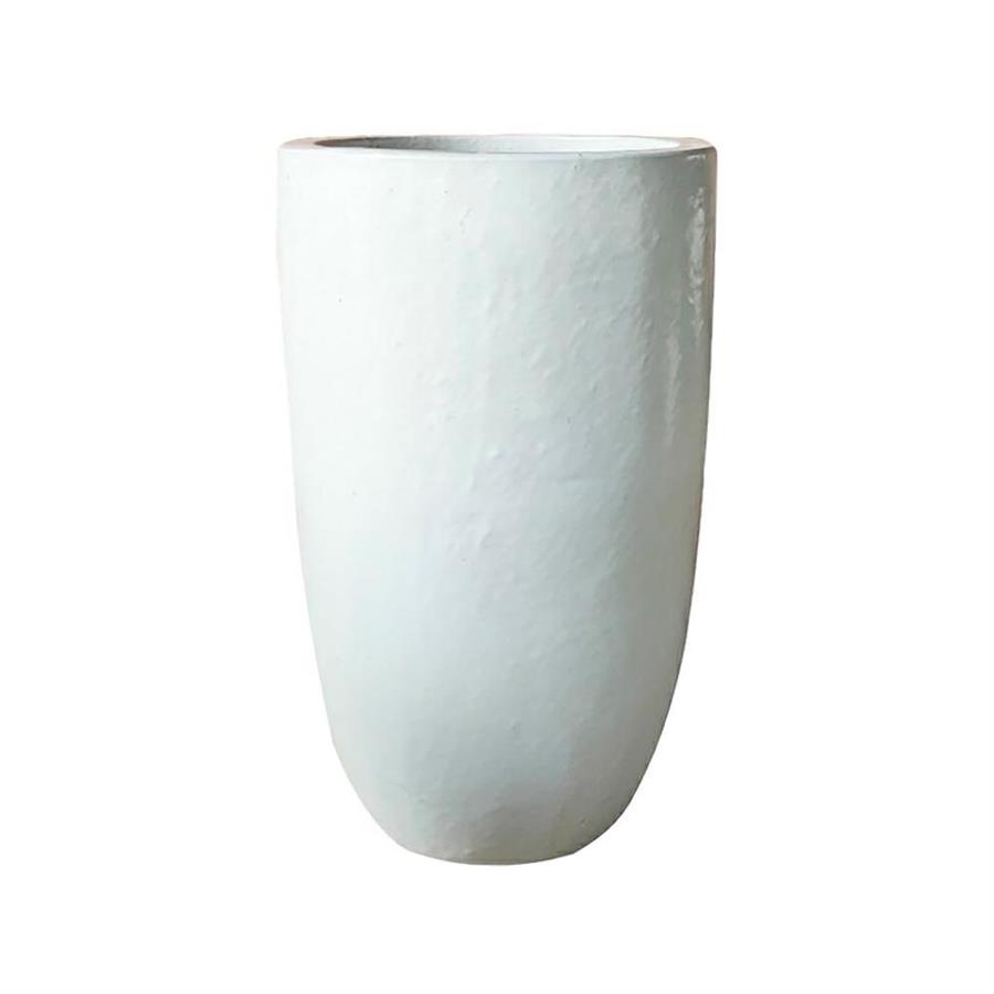 Vaso bianco in ceramica smaltata 60x100 cm - Real 