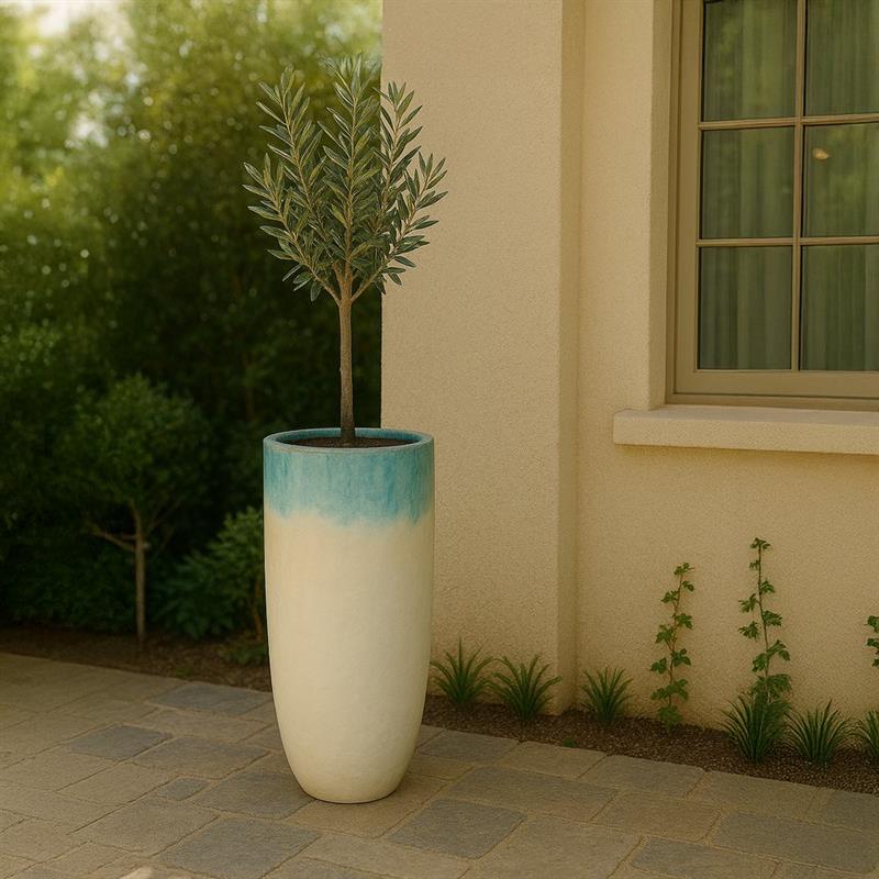 VASO REAL 60*100 CELESTE / BIANCO