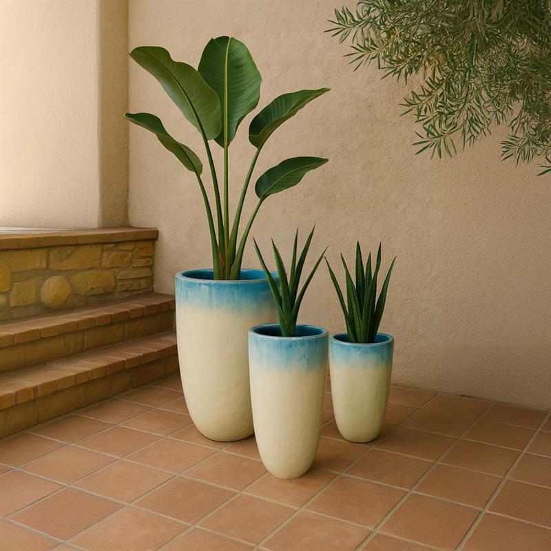 VASO REAL 60*100 CELESTE / BIANCO