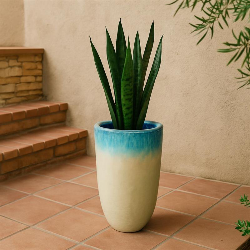 VASO REAL 36*63 CELESTE / BIANCO