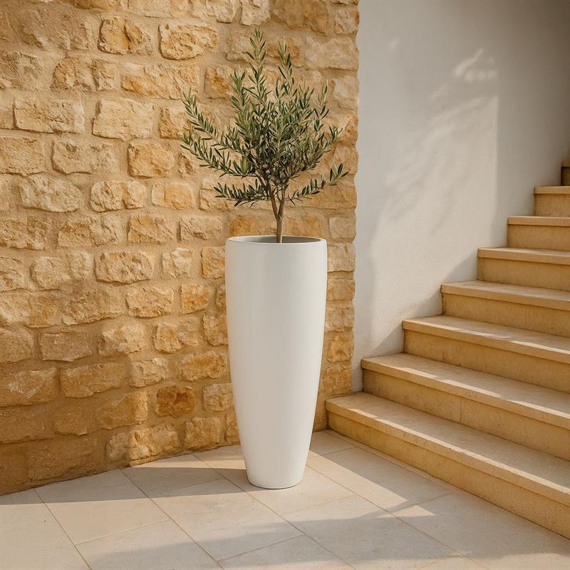 VASO TROPICANA 40*122 BIANCO