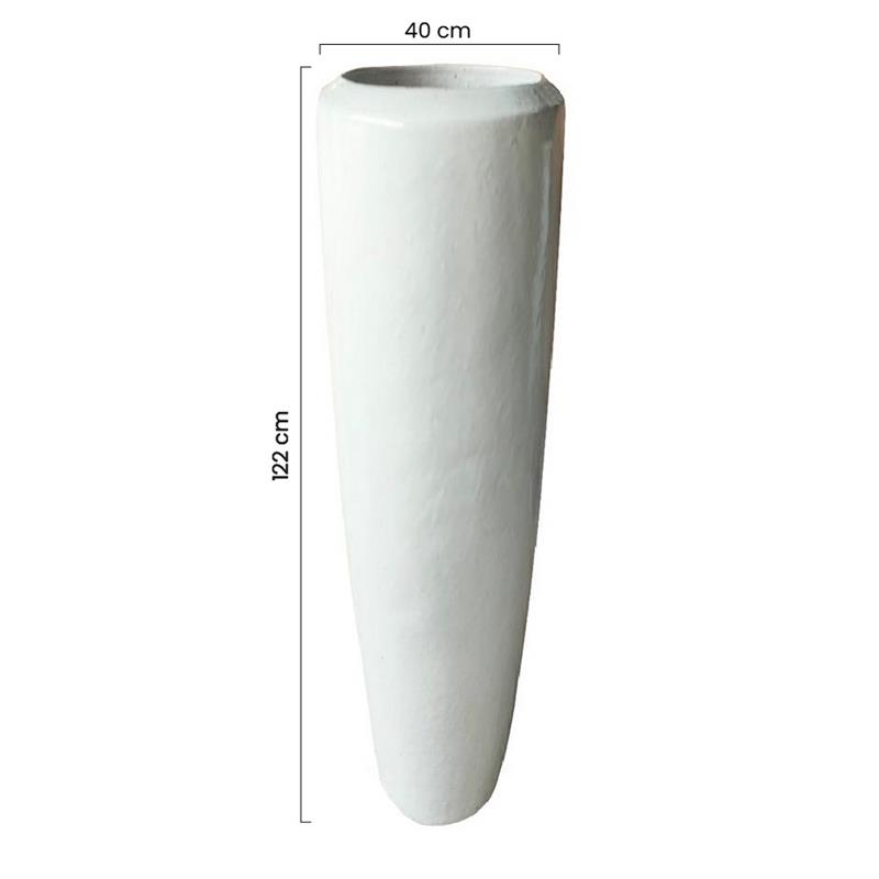 VASO TROPICANA 40*122 BIANCO