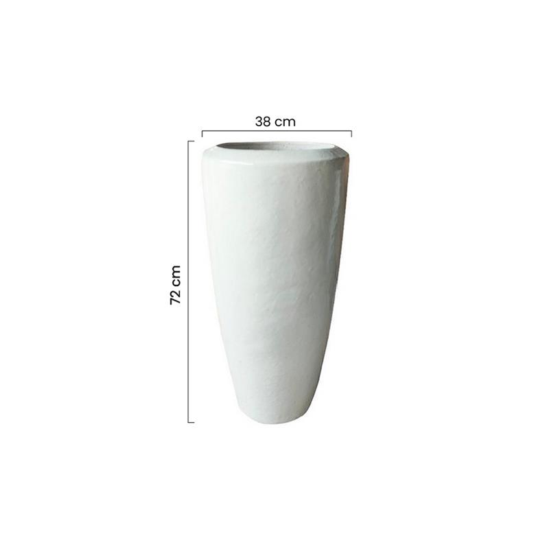 VASO TROPICANA 38*72 BIANCO
