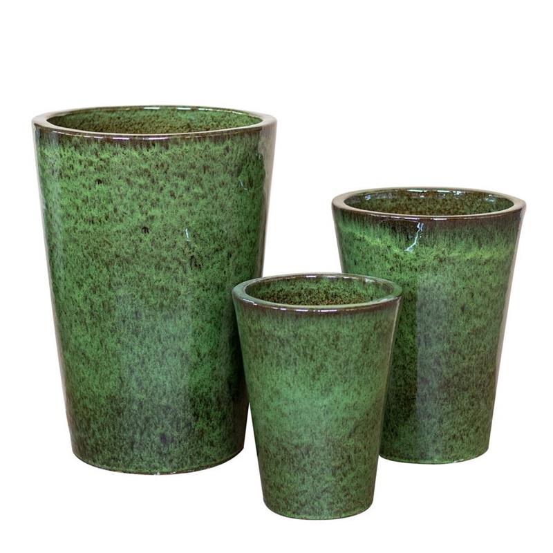 VASO MIKONOS 38*53 VERDE