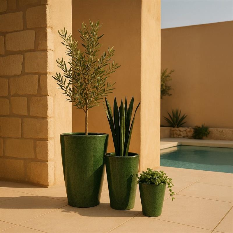 VASO MIKONOS 30*40 VERDE