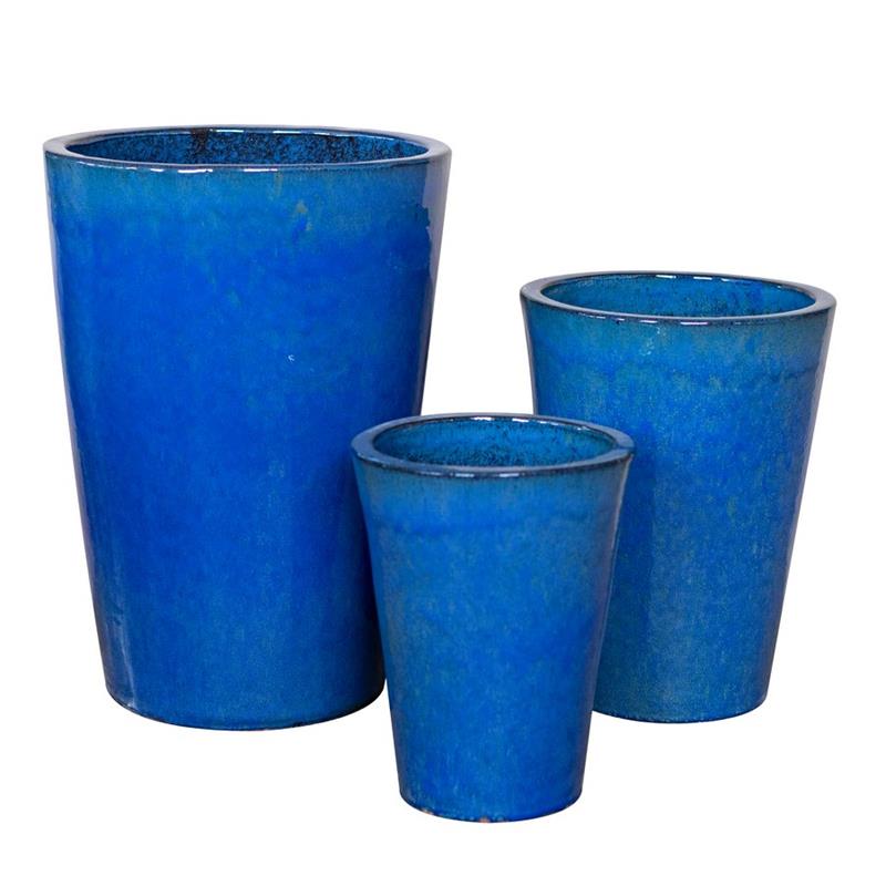VASO MIKONOS 24*32 BLU