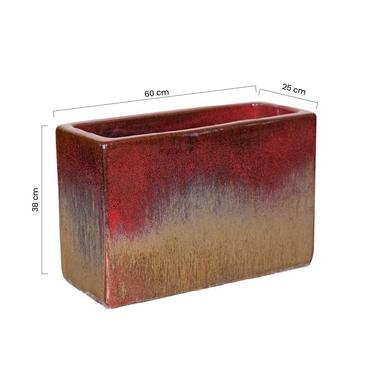 VASO FANO 60*25*38 ROSSO