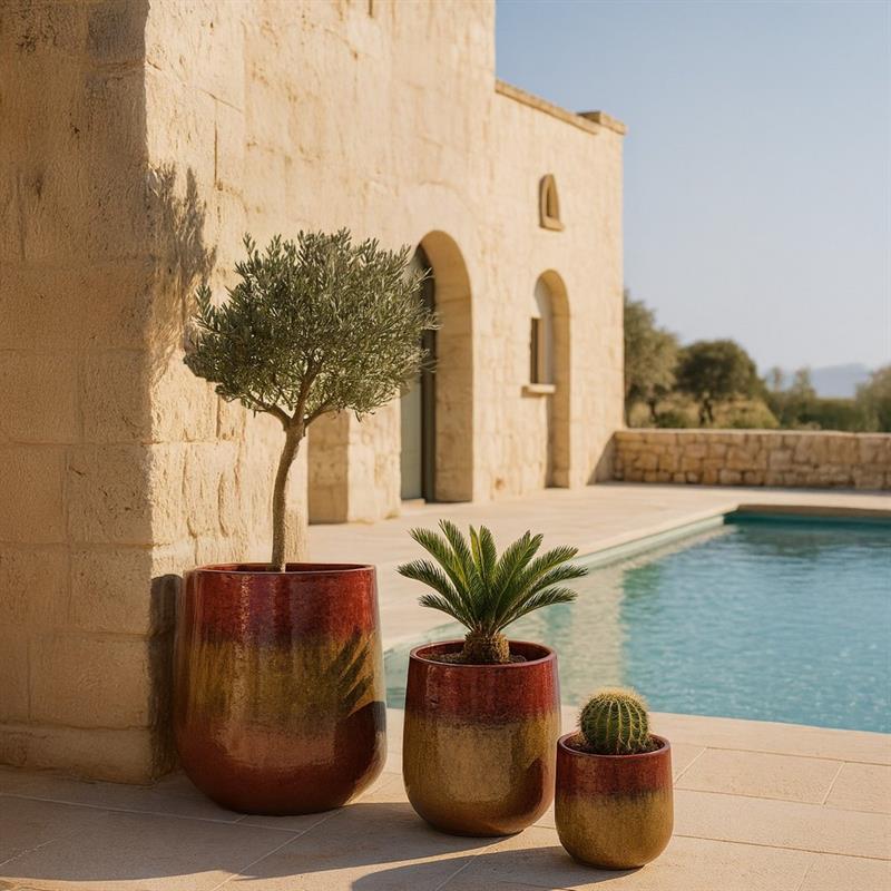 VASO ZANTE 43*50 ROSSO