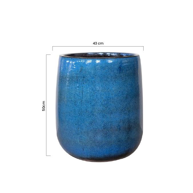 VASO ZANTE 43*50 BLU