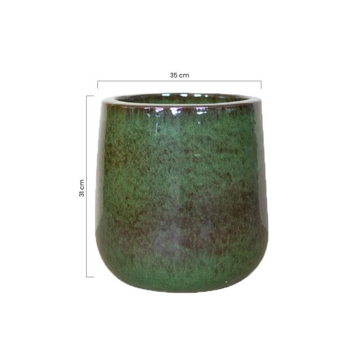 VASO ZANTE 31*35 VERDE