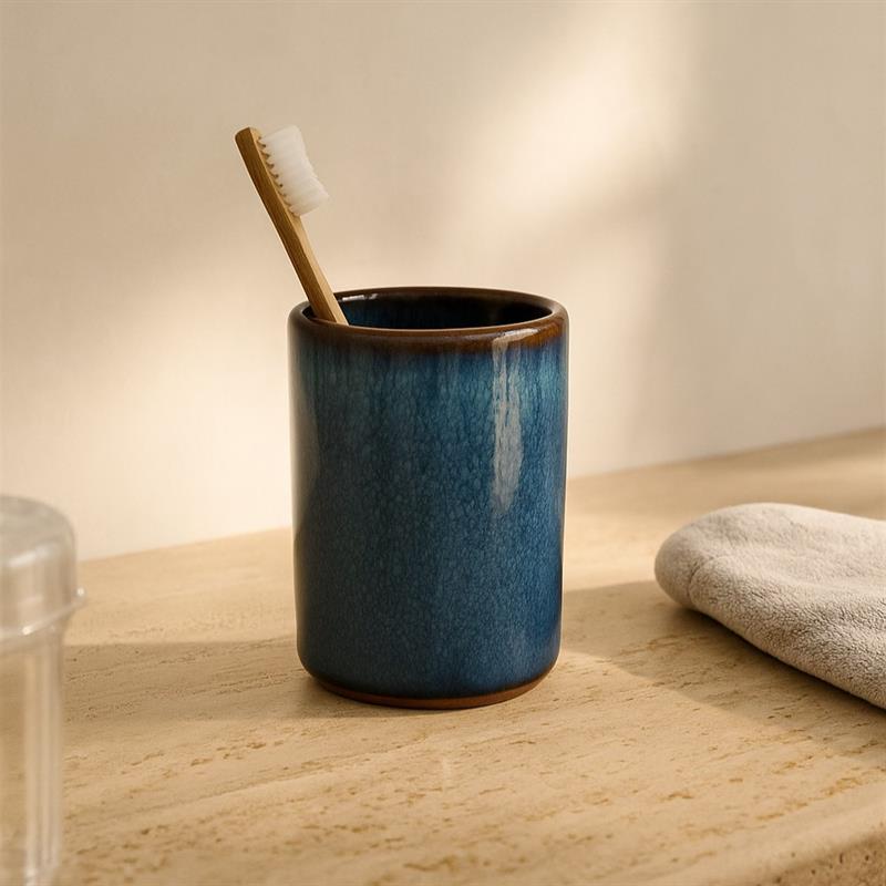 BICCHIERE FURNI 7.5X9.5 BLU