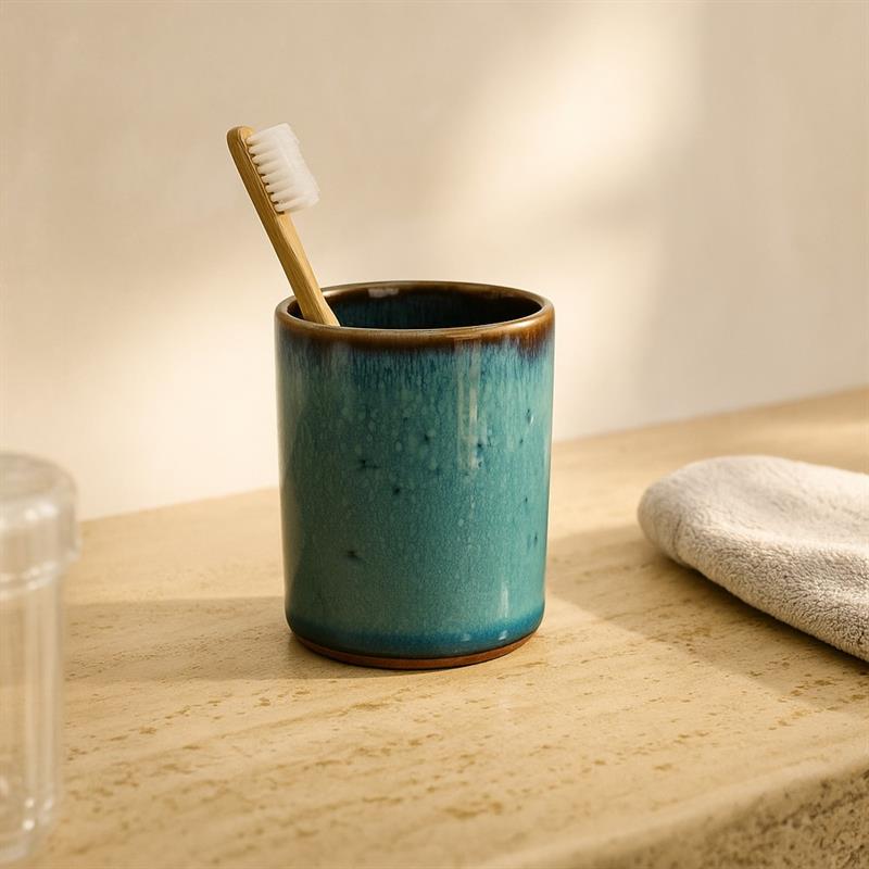 BICCHIERE FURNI 7.5X9.5 SMERALDO
