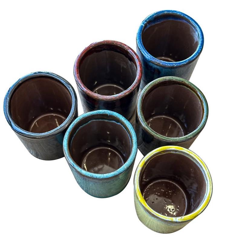 BICCHIERE FURNI 7.5X9.5 DARK