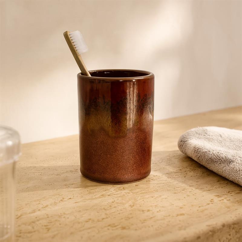 BICCHIERE FURNI 7.5X9.5 ROSSO