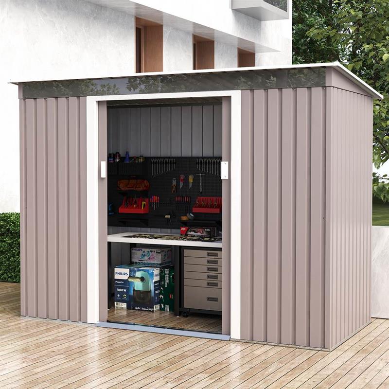 CASETTA METAL SKY 261X121X186 GRIGIA