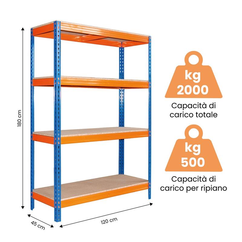 SCAFF RACK 180X120X45CM