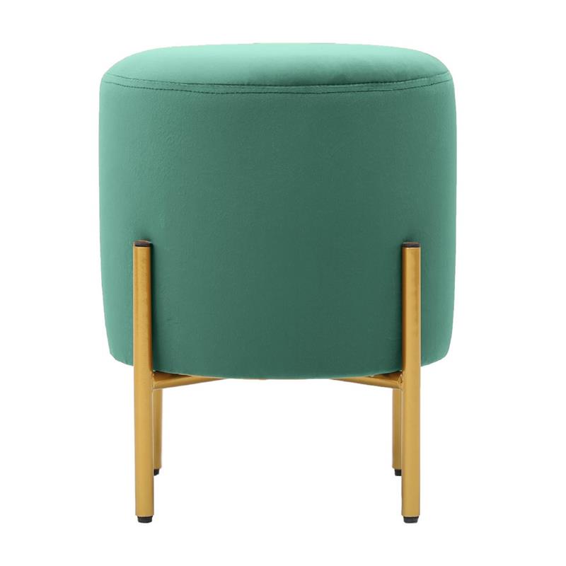 POUFF PIEDI OTTONE VERDE