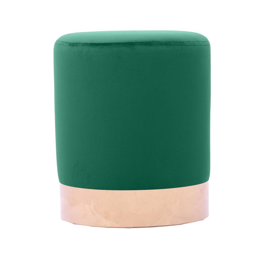 POUFF PLACCA ORO VERDE