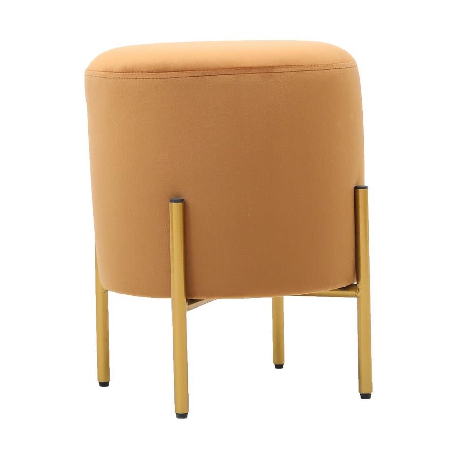 POUFF PIEDI OTTONE OCRA