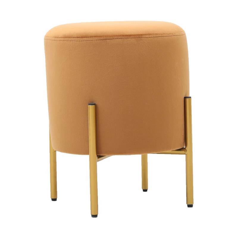 POUFF PIEDI OTTONE OCRA
