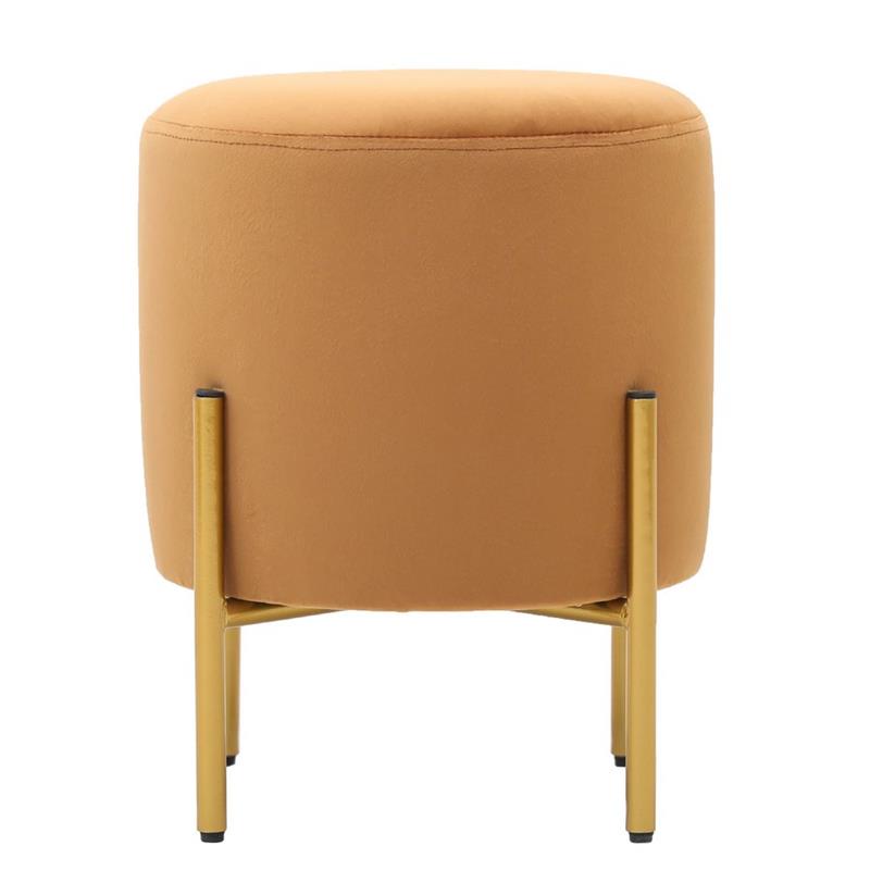 POUFF PIEDI OTTONE OCRA