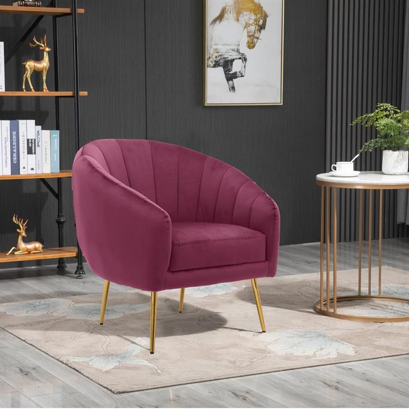 LUXURY POLTRONA AMARANTO