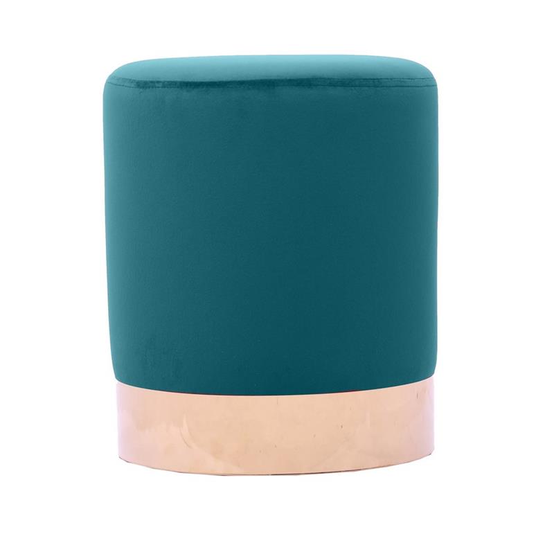POUFF PLACCA ORO CELESTE