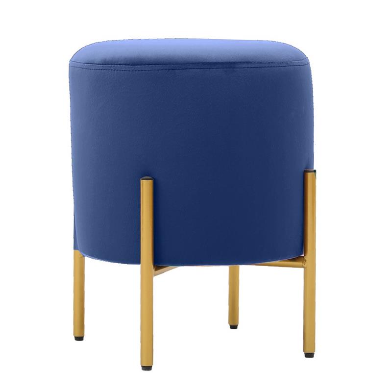 POUFF PIEDI OTTONE BLU