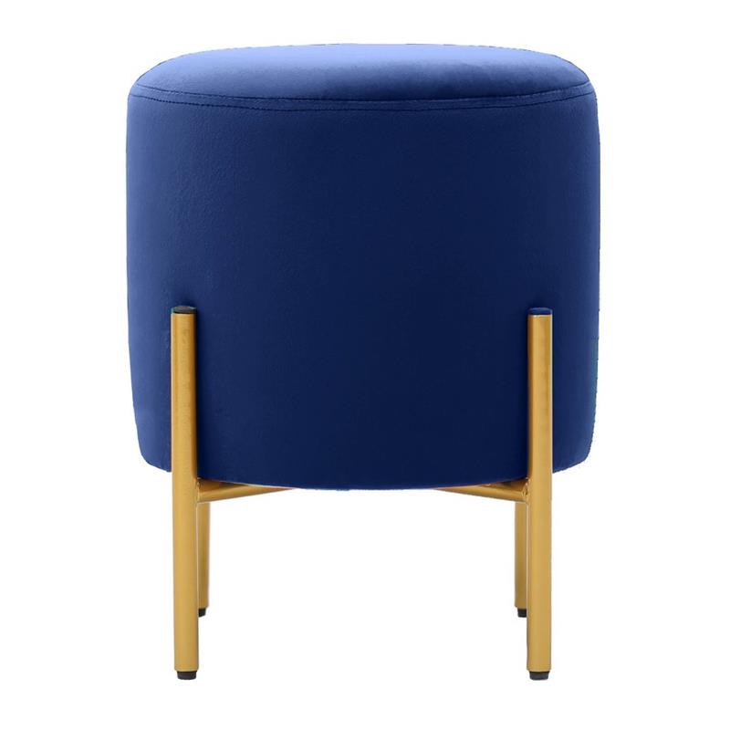 POUFF PIEDI OTTONE BLU