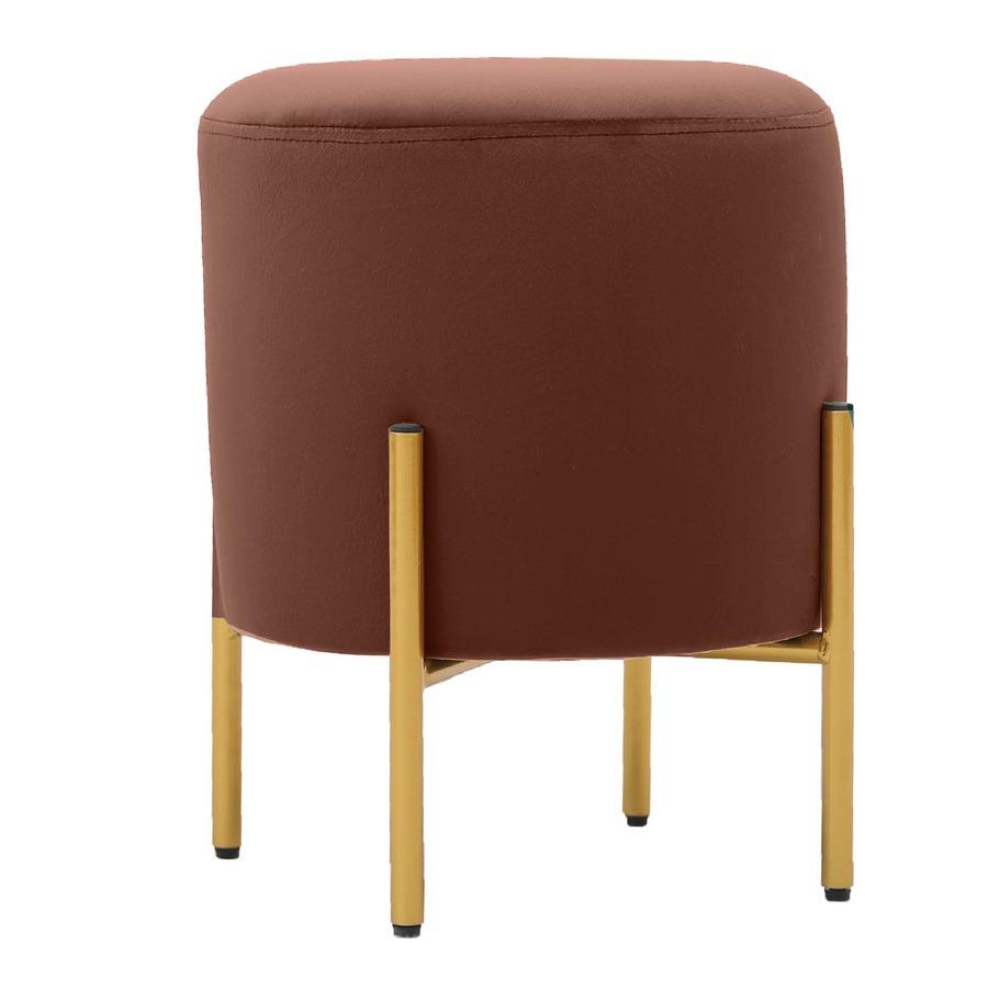 POUFF PIEDI OTTONE MARRONE