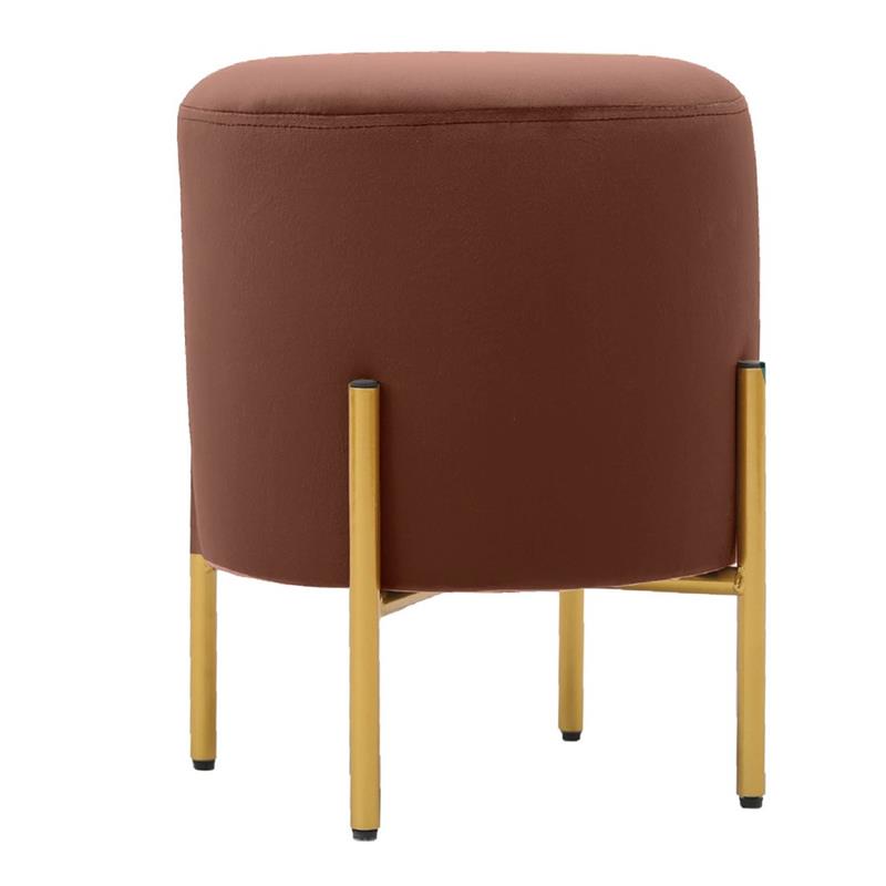 POUFF PIEDI OTTONE MARRONE