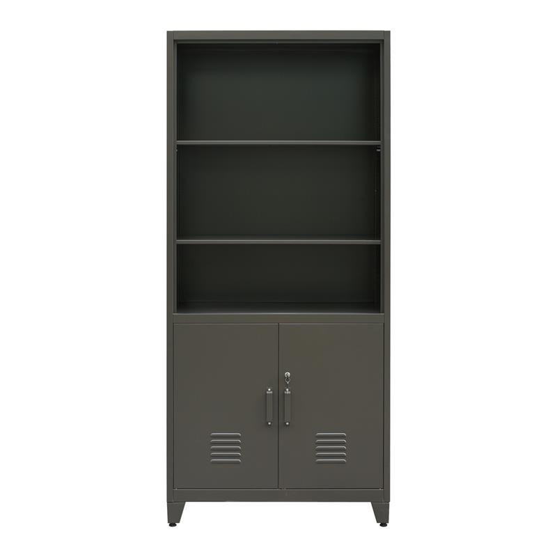YUMI ARMADIO 2/A SEMIAPERTO 85X45X190 CM NERO