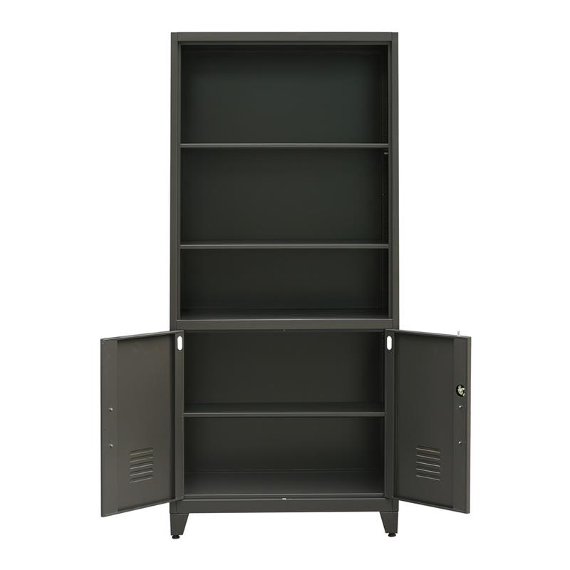 YUMI ARMADIO 2/A SEMIAPERTO 85X45X190 CM NERO